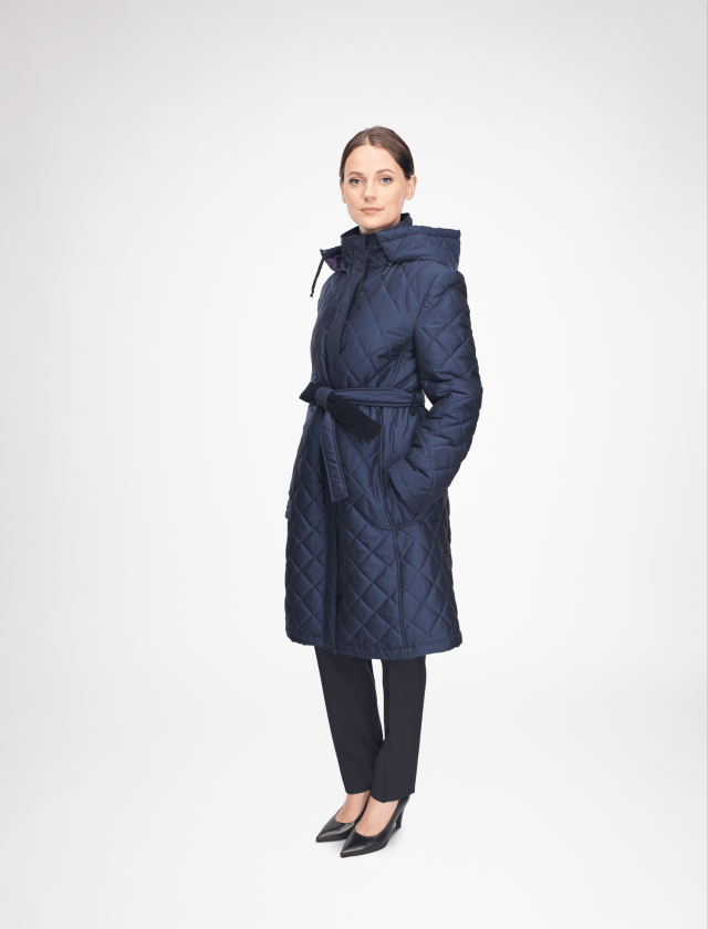Woman’s quilted coat