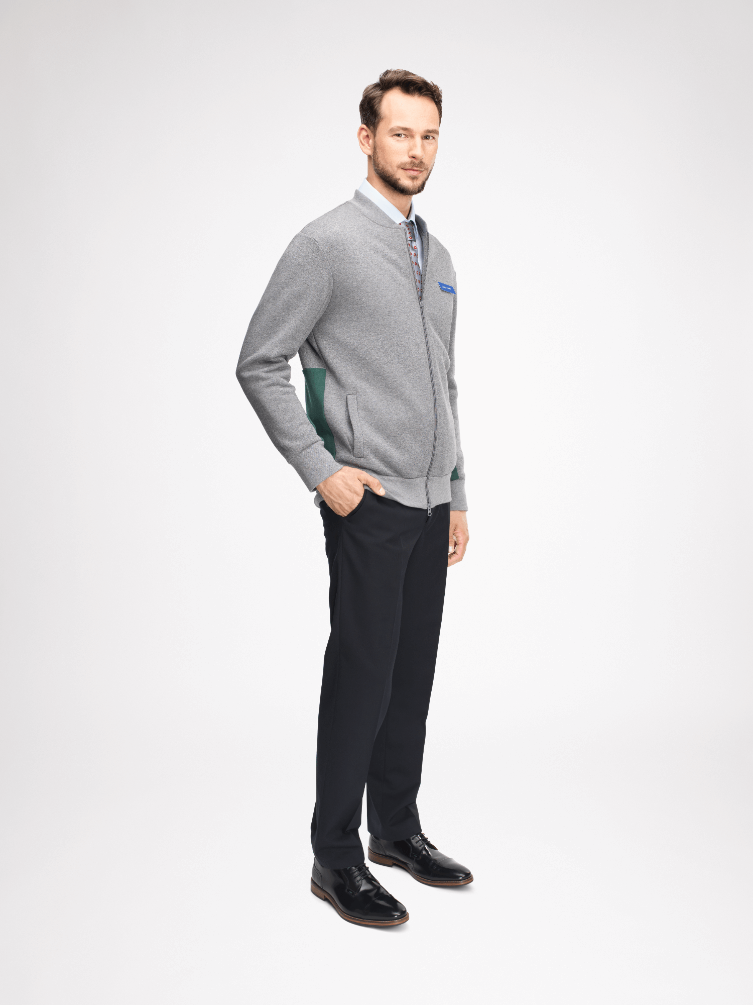 Sweatshirt with different colour details