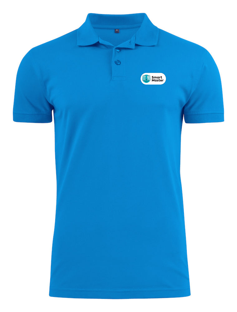 Vyriški mėlyni Smart Master polo marškinėliai