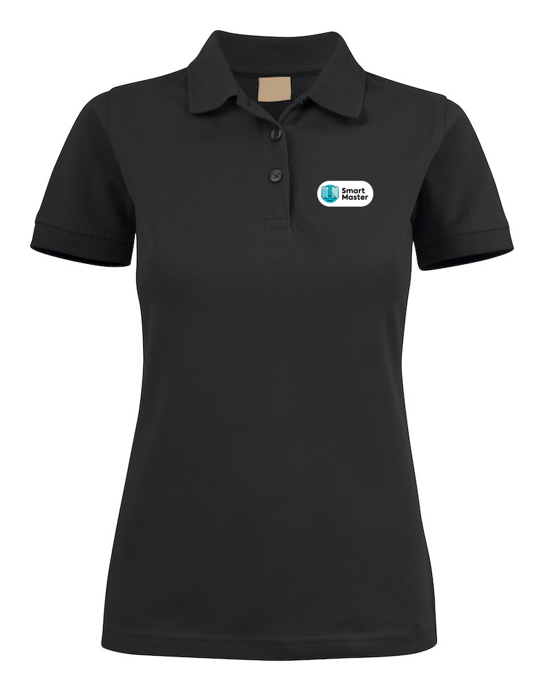 Juodi Smart Master polo marškinėliai
