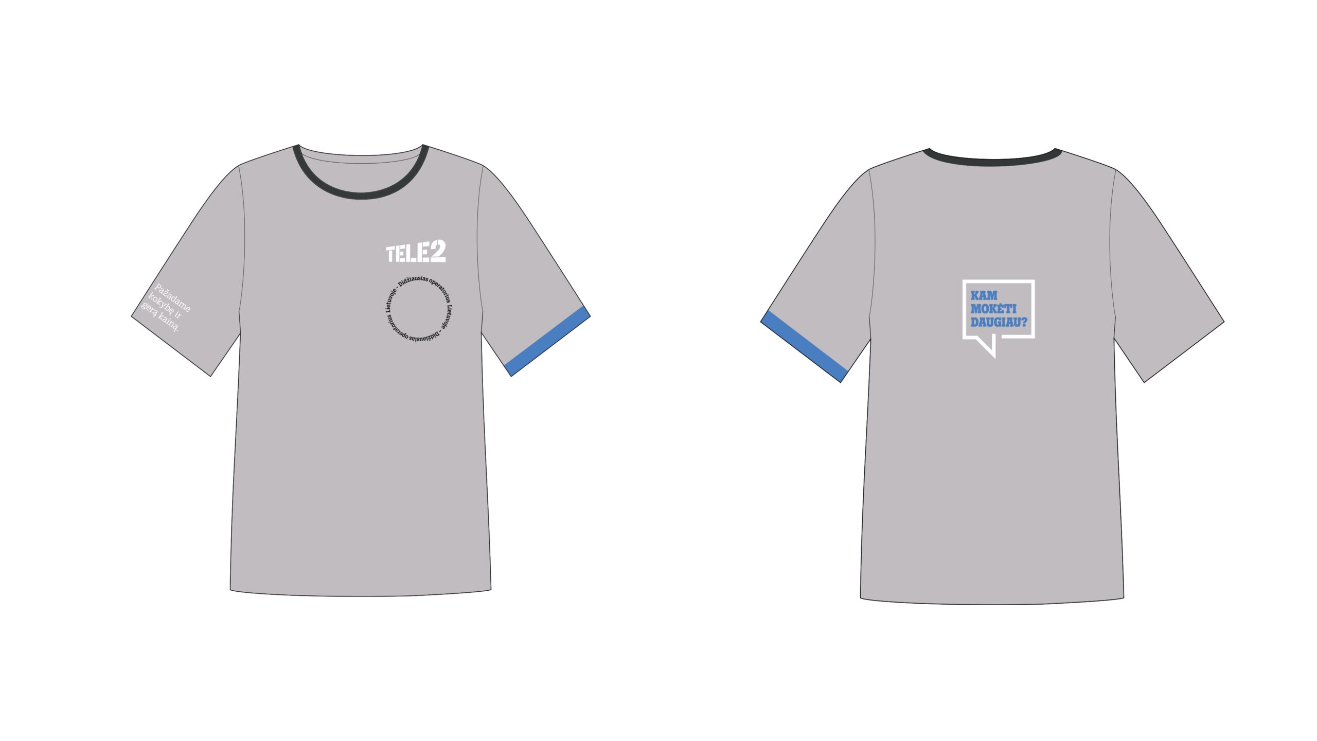 Naujo dizaino vyriški marškinėliai
