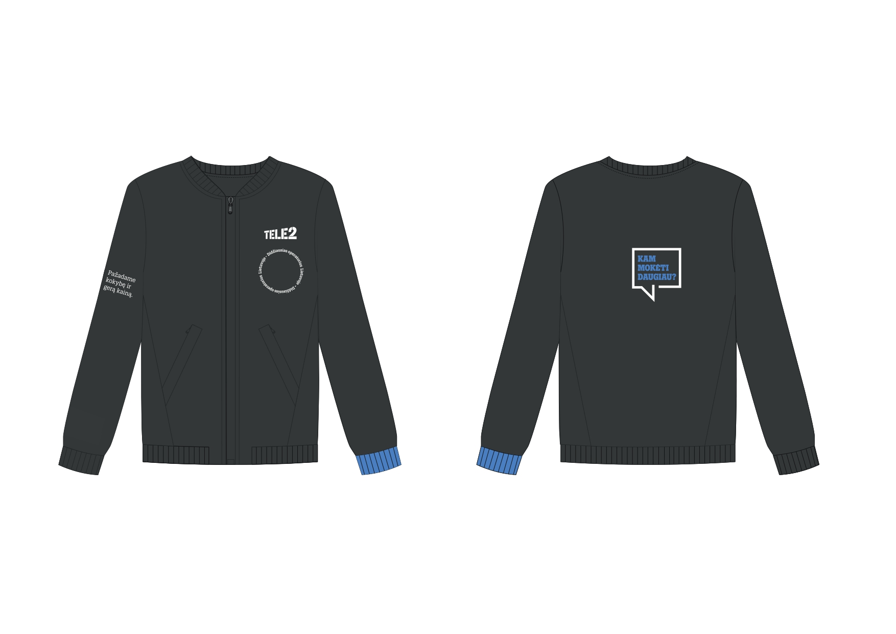 Moteriškas bomber džemperis