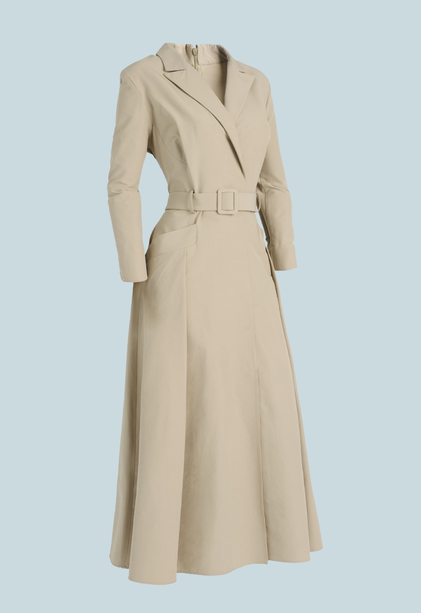 Suknelė Elegancija su kišenėmis